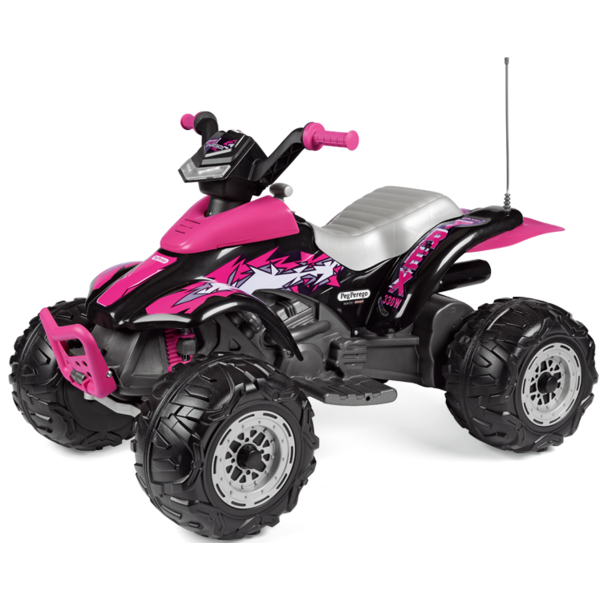 Peg Perego Corral T-Rex 330W Pink 12V Elektriskais kvadracikls bērniem IGOR0101