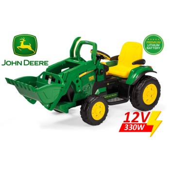 Peg Perego John Deere Ground Loader laste elektritraktor 12V IGOR0068