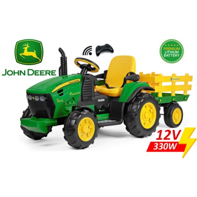 Peg Perego John Deere Ground RC traktor 12V laste elektritraktor IGOR0117