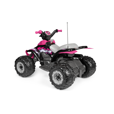 Peg Perego Corral T-Rex 330W Pink 12V Электрический квадроцикл для детей IGOR0101