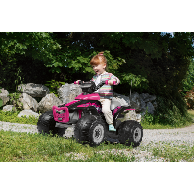 Peg Perego Corral T-Rex 330W Pink 12V Электрический квадроцикл для детей IGOR0101