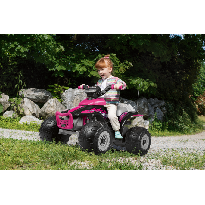 Peg Perego Corral T-Rex 330W Pink 12V Электрический квадроцикл для детей IGOR0101