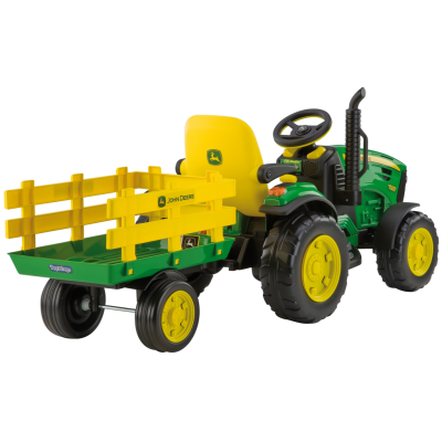 Peg Perego John Deere Ground Force haagisega 12V laste elektritraktor IGOR0047