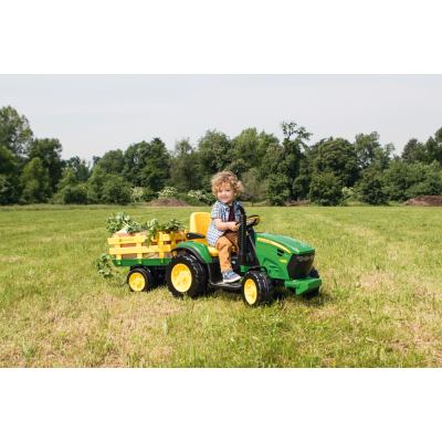 Peg Perego John Deere Ground Force haagisega 12V laste elektritraktor IGOR0047