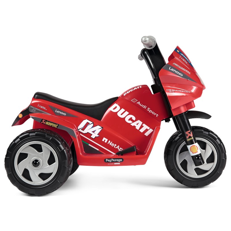 Peg Perego Ducati Mini Evo 6V elektrimootorratas lastele IGMD0007