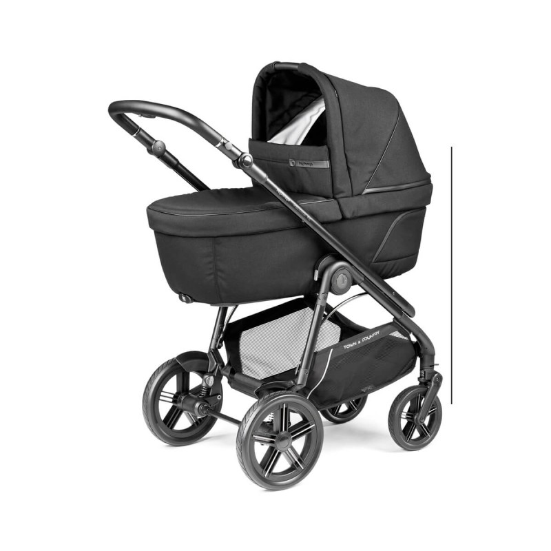 Peg Perego Veloce TC (Town and Country) modulinis poilsio vežimėlis, juodas, 3 viename